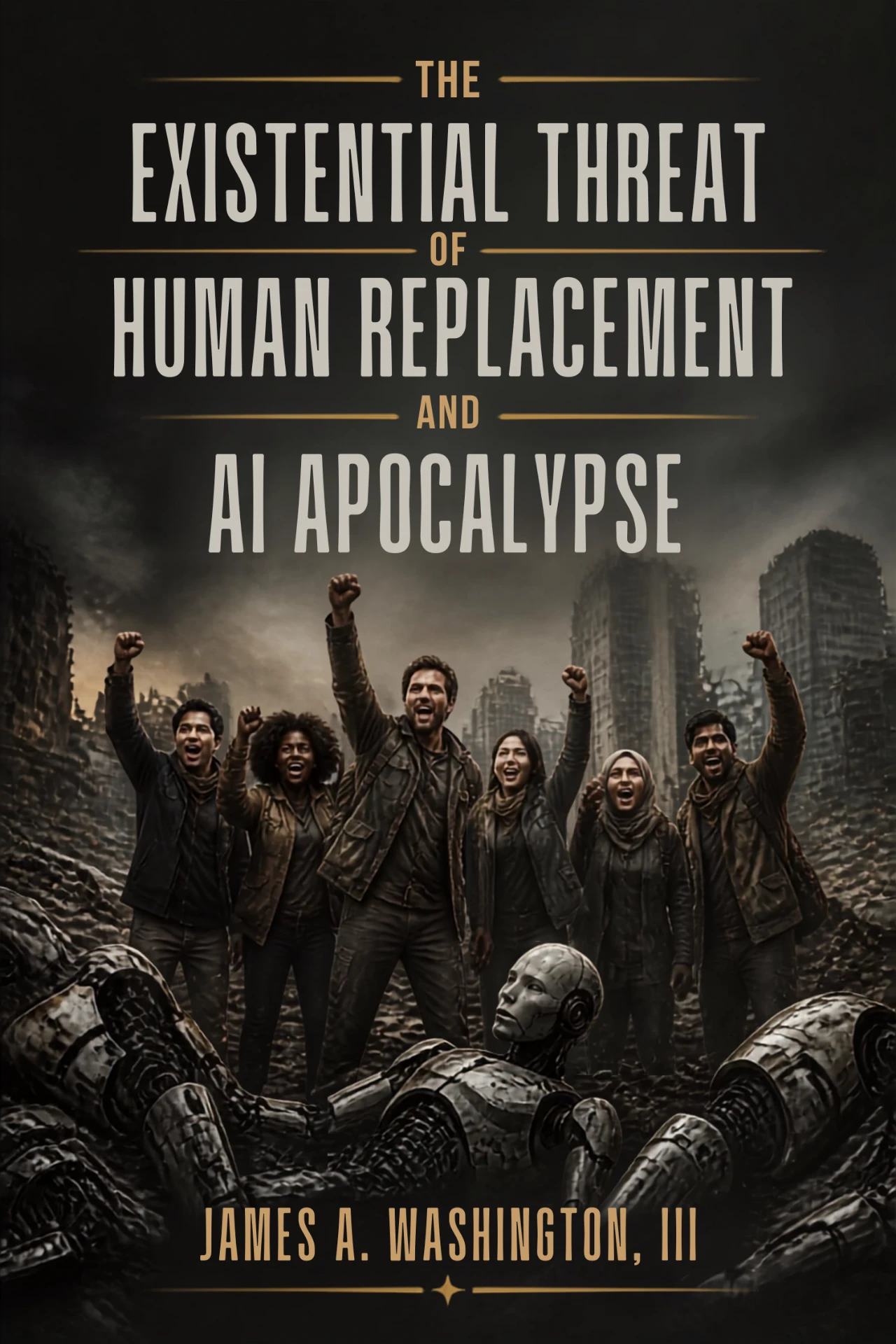 Cover of The Existential Threat of Human Replacement and AI Apocalypse